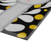 パーソナライズされたモダンはっきりした花の温グラデーションプリント カッティングボード (角)