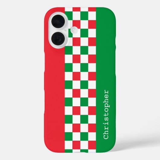 パーソナライズされたモダンイタリアン検査 Case-Mate iPhoneケース (裏面)