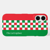 パーソナライズされたモダンイタリアン検査 Case-Mate iPhoneケース (裏面 (横))
