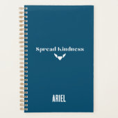 パーソナライズされたモダンエレガントやる気を起こさせる プランナー手帳 (正面)