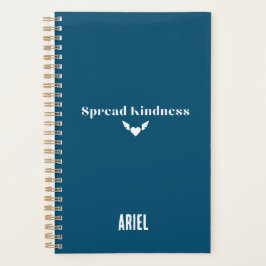 パーソナライズされたモダンエレガントやる気を起こさせる プランナー手帳