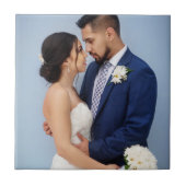 パーソナライズされたモダンカスタム写真 タイル (正面)