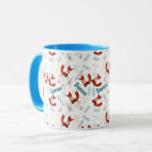 パーソナライズされたモダンキツネ マグカップ (正面左)