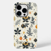 パーソナライズされたモダンクリスマスオーナメント Case-Mate iPhoneケース (裏面)