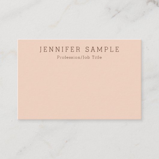 パーソナライズされたモダンシンプルエレガントテンプレート 名刺 (正面)