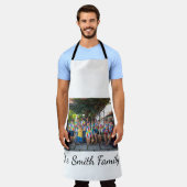 パーソナライズされたモダンシンプル懇親会写真 エプロン (着用した状態)