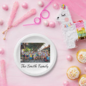 パーソナライズされたモダンシンプル懇親会写真 ペーパープレート (パーティー)