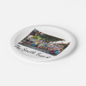 パーソナライズされたモダンシンプル懇親会写真 ペーパープレート (アングル)