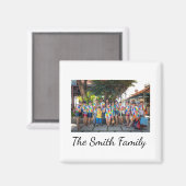 パーソナライズされたモダンシンプル懇親会写真 マグネット (正面/裏面)