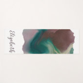 パーソナライズされたモダンスタイリッシュ抽象芸術 ヨガマット (正面(横))