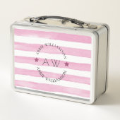 パーソナライズされたモダンスタイリッシュ メタルランチボックス (裏面)