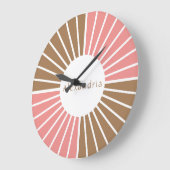 パーソナライズされたモダンスタイリッシュ ラージ壁時計 (傾斜)