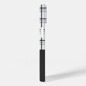 パーソナライズされたモダンタータンチェック氷スケートで滑る Case-Mate iPhoneケース (裏面 / 右)