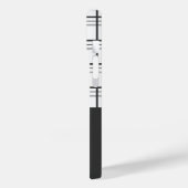 パーソナライズされたモダンタータンチェック氷スケートで滑る Case-Mate iPhoneケース (裏面 / 左)