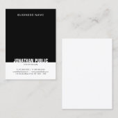 パーソナライズされたモダンテンプレート 名刺 (正面/裏面)