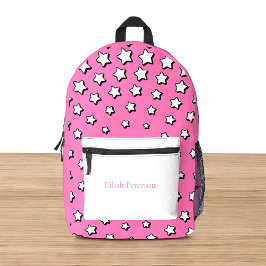 パーソナライズされたモダントレンディー プリントバックパック