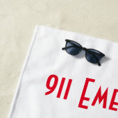 パーソナライズされたモダンビーチタオル ビーチタオル (インサイチュ)