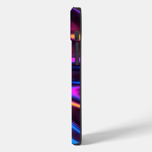 パーソナライズされたモダンフェイクIridescent付き/名前 Case-Mate iPhoneケース (裏面 / 左)