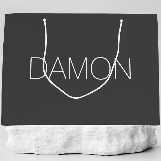 パーソナライズされたモダンブライダルパーティグ結婚ロムスマン ラージペーパーバッグ