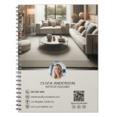 パーソナライズされたモダンプロフェッショナル ノートブック (正面)