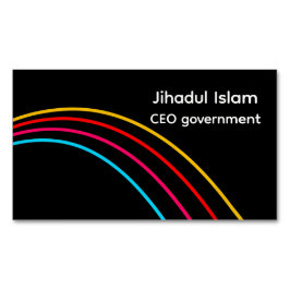 パーソナライズされたモダンプロフェッショナル マグネット名刺