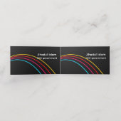 パーソナライズされたモダンプロフェッショナル ロイヤリティカード (内部開封)