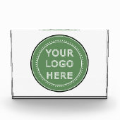 パーソナライズされたモダンミニマリスト&エレガント フォトブロック (正面)