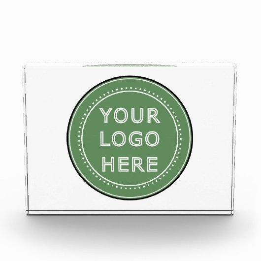 パーソナライズされたモダンミニマリスト&エレガント フォトブロック (正面)