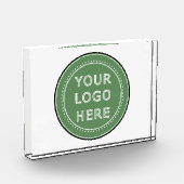 パーソナライズされたモダンミニマリスト&エレガント フォトブロック (左)