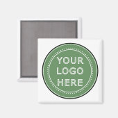 パーソナライズされたモダンミニマリスト&エレガント マグネット (正面/裏面)