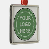 パーソナライズされたモダンミニマリスト&エレガント メタルオーナメント (右)