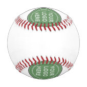 パーソナライズされたモダンミニマリスト&エレガント 野球ボール (裏面)