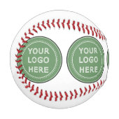 パーソナライズされたモダンミニマリスト&エレガント 野球ボール (正面左)