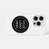 パーソナライズされたモダンミニマリスト&エレガント iPhoneケース (裏面横)