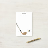 パーソナライズされたモダンヴィンテージ ポストイット (デスク上)