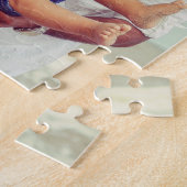 パーソナライズされたモダン写真パパ ジグソーパズル (側面)