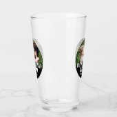 パーソナライズされたモダン写真最高のパパ タンブラーグラス (左)