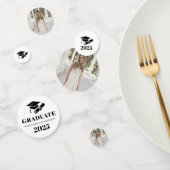 パーソナライズされたモダン卒業写真 コンフェッティ (グループ)