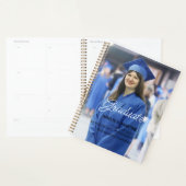 パーソナライズされたモダン卒業名写真 プランナー手帳 (ディスプレー)