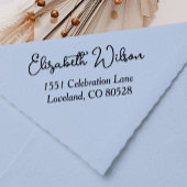 パーソナライズされたモダン差出人住所 セルフインキングスタンプ