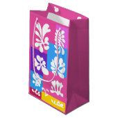 パーソナライズされたモダン抽象芸術カラフルデザイン | スモールペーパーバッグ (正面アングル)