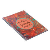 パーソナライズされたモダン抽象芸術 ノートブック (右側)