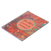 パーソナライズされたモダン抽象芸術 ノートブック (左側)