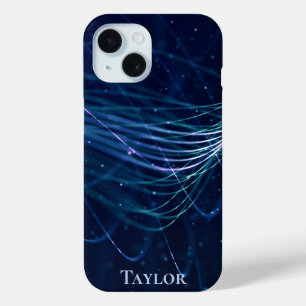 パーソナライズされたモダン抽象芸術 iPhone 15ケース