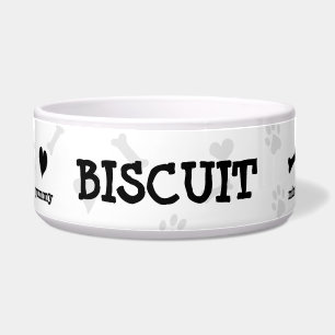 パーソナライズされたモダン犬 ボウル