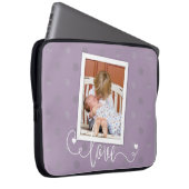 パーソナライズされたモダン線 ラップトップスリーブ (正面右)