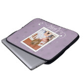 パーソナライズされたモダン線 ラップトップスリーブ (正面下部)