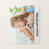 パーソナライズされたモダン贈り物 ジグソーパズル (縦)