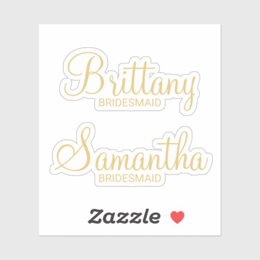 パーソナライズされたモダン金ゴールド シール (シート)