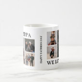 パーソナライズされたモダン頭 |写真6 コーヒーマグカップ (中央)